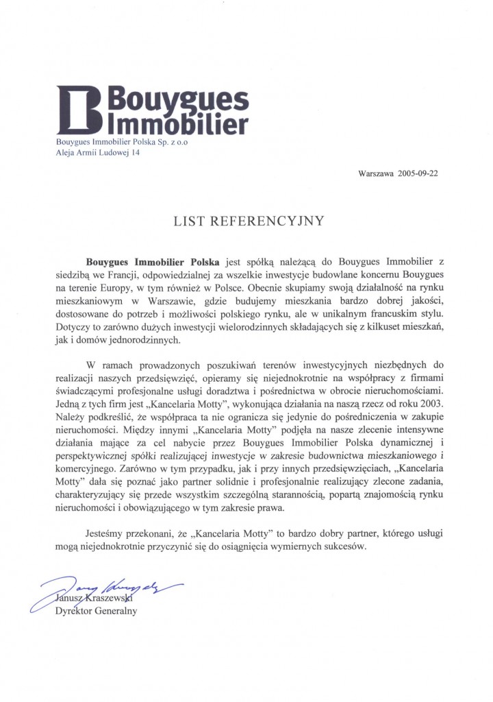 BOUYGUES IMMOBILIER POLSKA