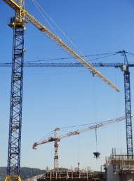 Construction Site Cranes